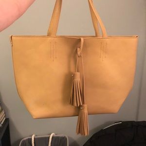 Merona Tan Beach & Pool Tote